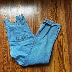 Levi's 631 orange tab medium wash jeans